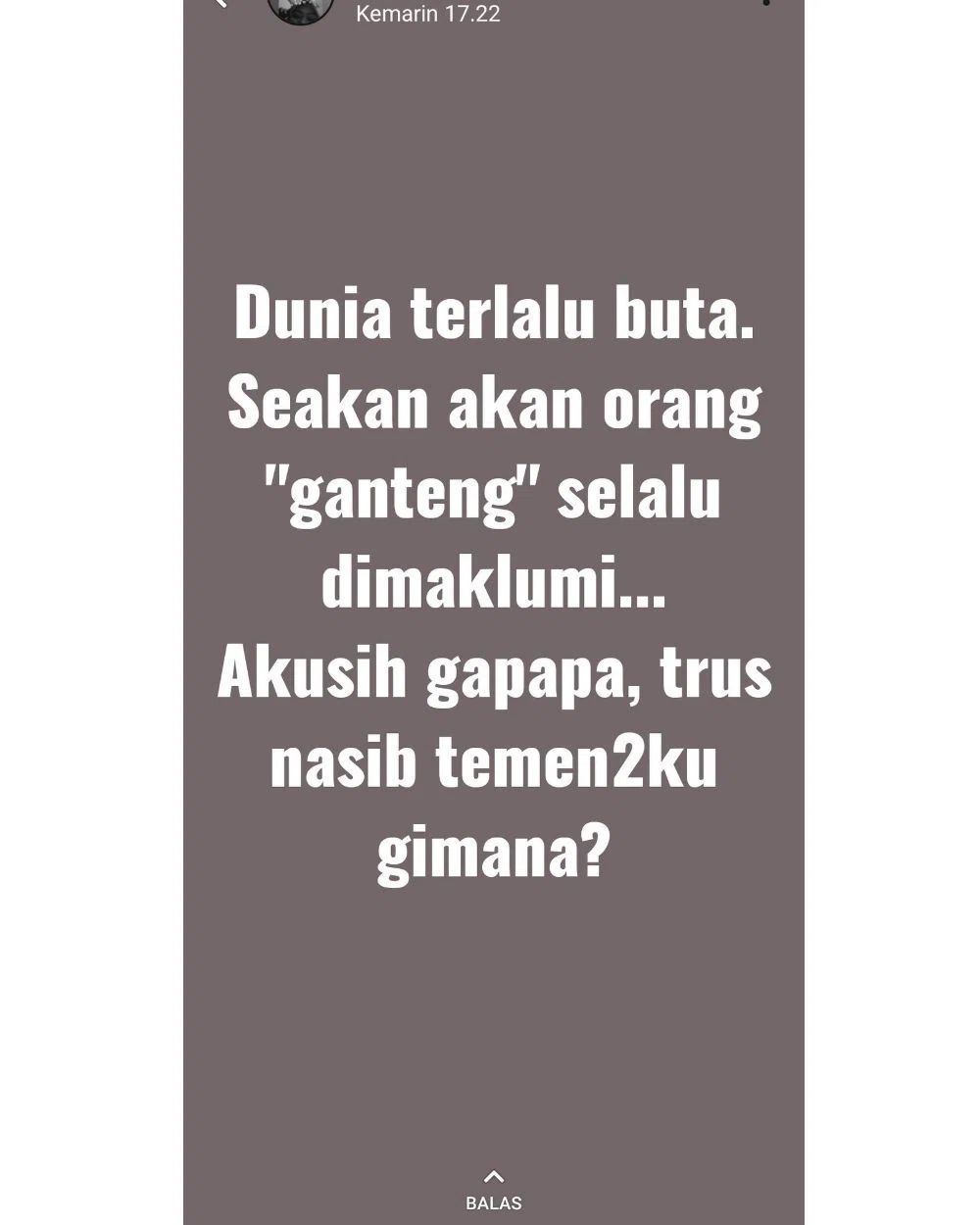 status wa bimbang ngeselin Twitter