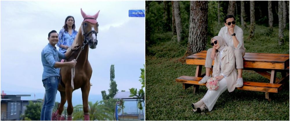 9 Beda momen prewedding Ikbal Fauzi di dunia nyata dan sinetron