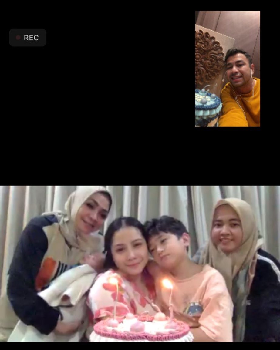 6 Momen ulang tahun Raffi Ahmad dan Nagita Slavina, dirayakan virtual