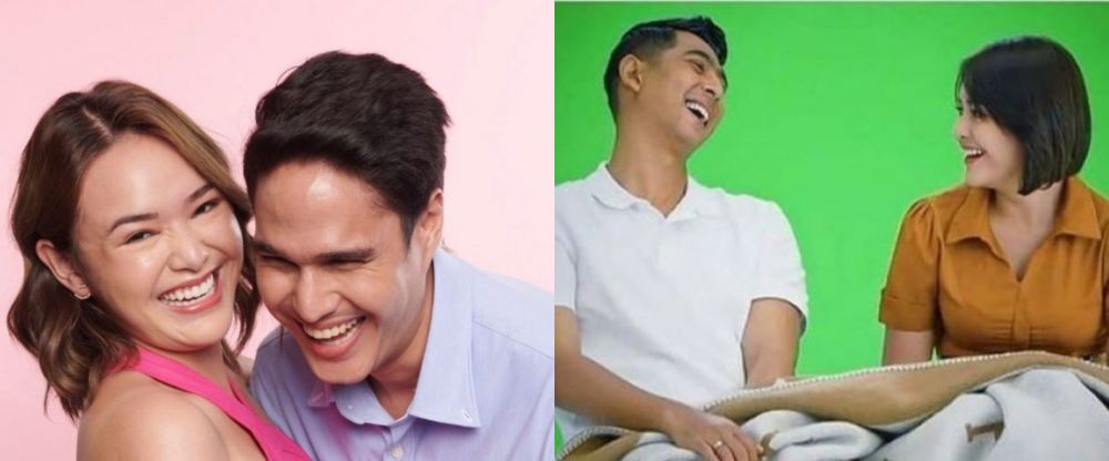 7 Adu gaya pemotretan Amanda Manopo bareng Mischa & Arya Saloka