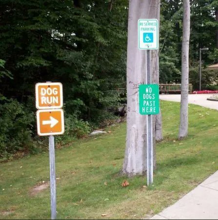 13 Papan petunjuk nggak sesuai kenyataan, bikin kesal