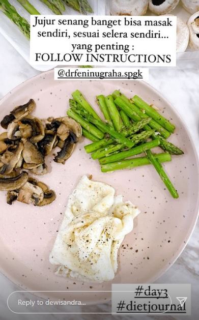 15 Menu diet Dewi Sandra ini nutrisinya komplet, cocok buat pemula