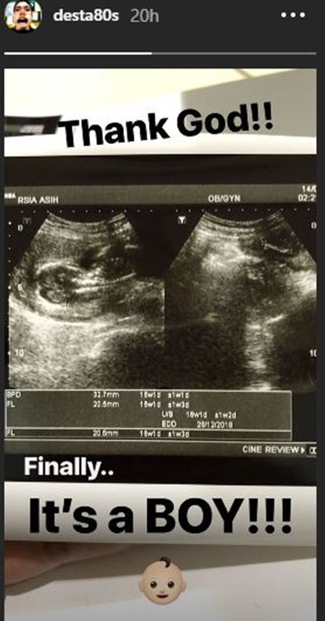 Momen gender reveal 7 istri presenter, kejutan dipenuhi rasa syukur