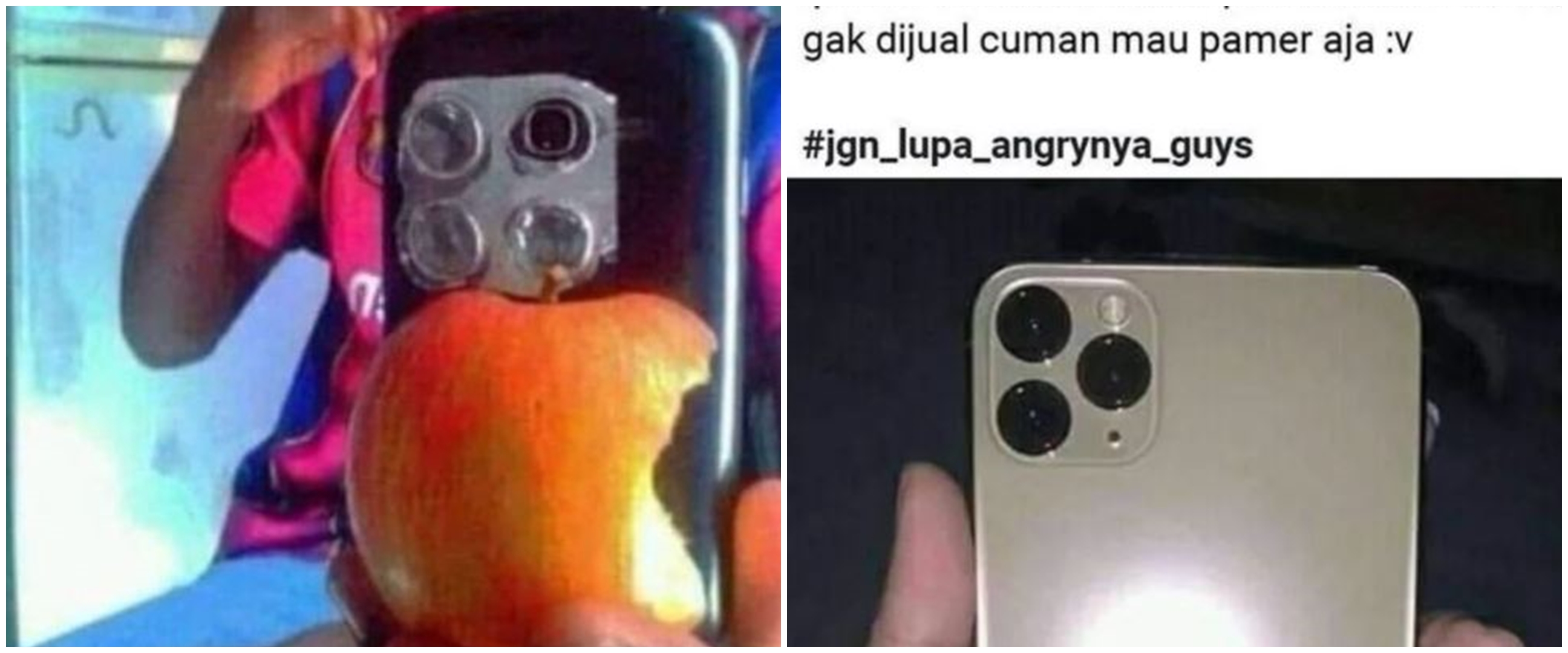 15 Potret lucu orang pamer HP iPhone ini gagal keren