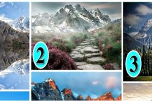 Pilih satu gambar gunung favorit untuk ungkap keinginan terpendam kamu