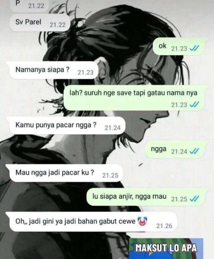 13 Chat lucu ada motif tersembunyi, endingnya menjengkelkan