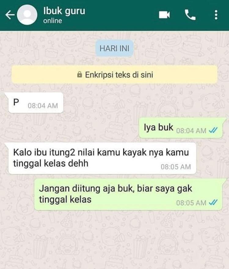 13 Chat lucu ada motif tersembunyi, endingnya menjengkelkan