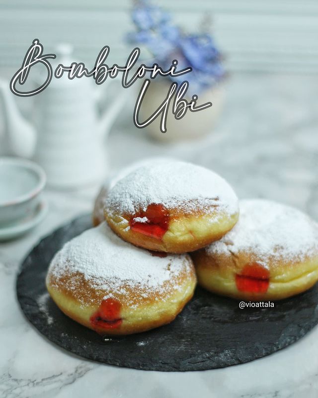 17 Resep bomboloni donat kekinian, empuk, enak, dan sederhana