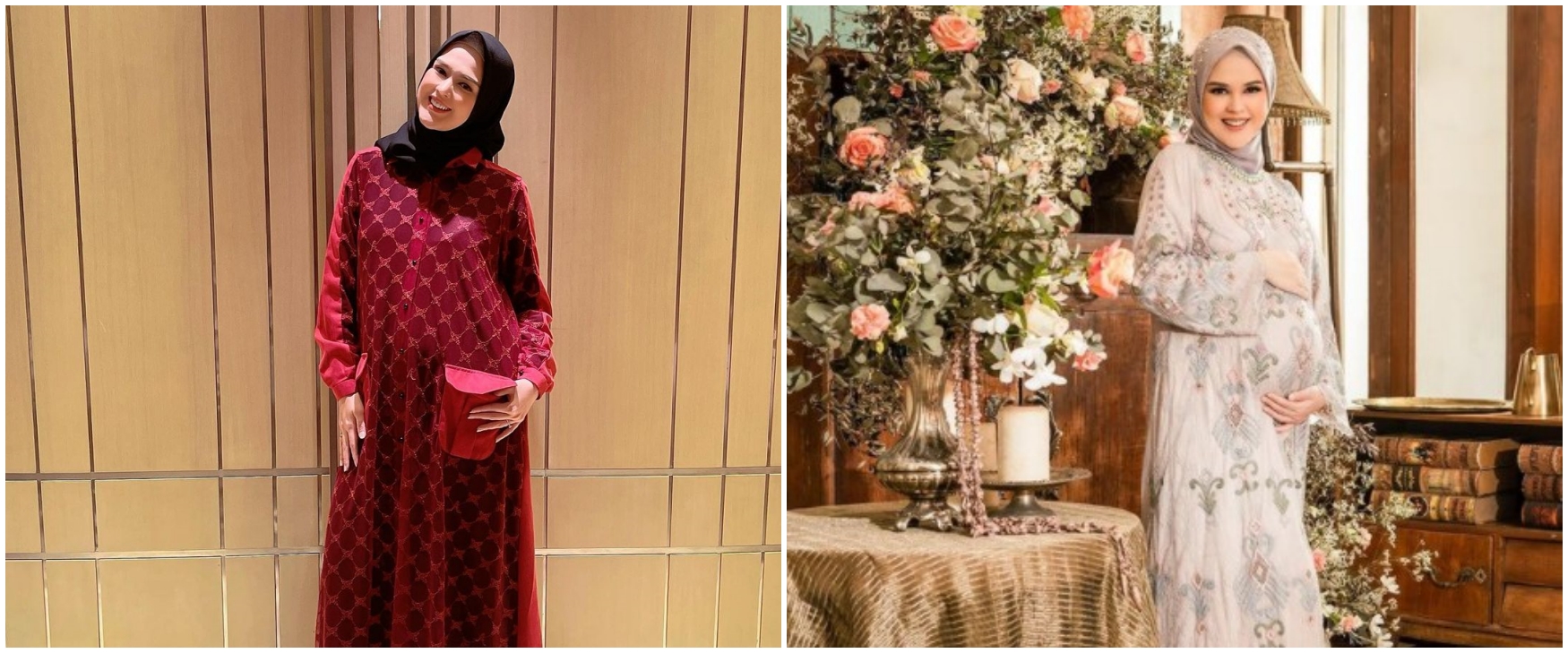 9 Gaya modis Cut Meyriska pamer baby bump di kehamilan anak kedua