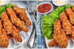 Resep stik ayam super gampang, enak, renyah, dan istimewa