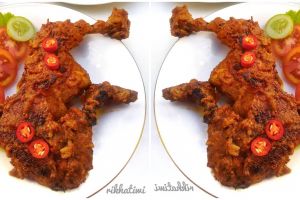 Resep ayam bakar bumbu rujak, gurih, enak, sederhana, dan bikin nagih