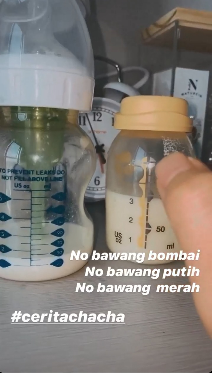 8 Pola makan Chacha Frederica saat menyusui, ASI lancar & berkualitas