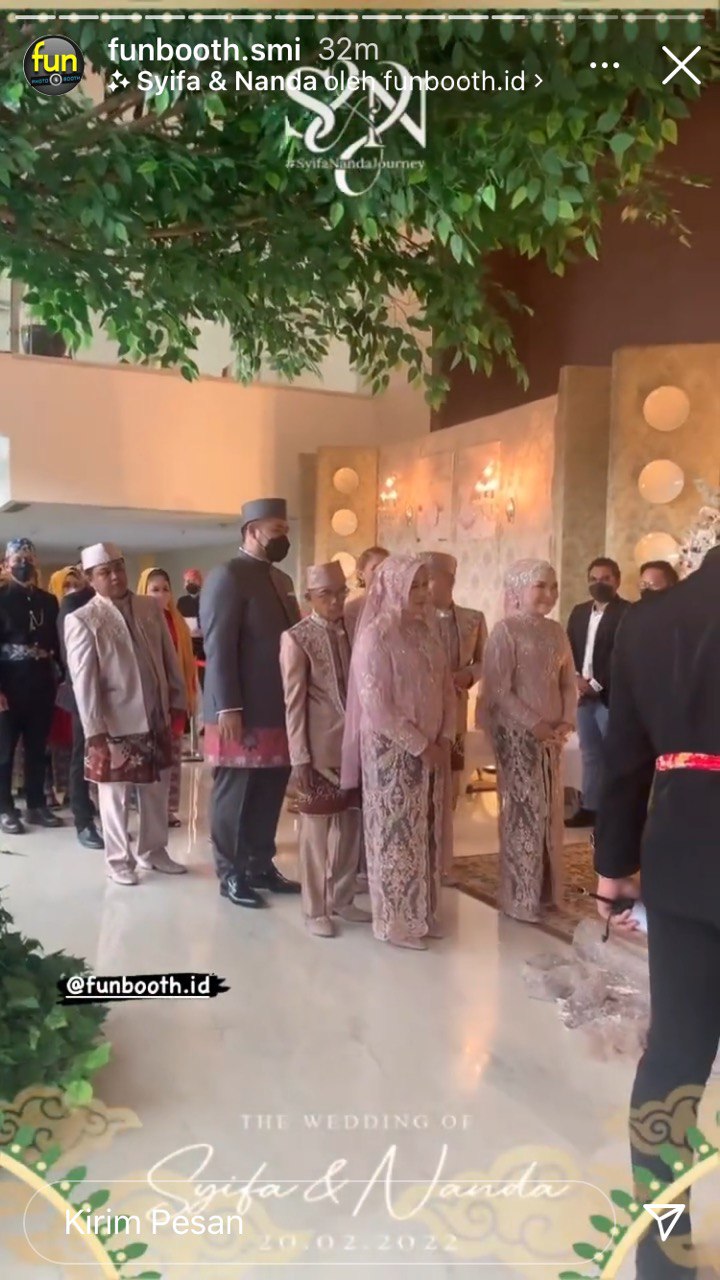 7 Momen resepsi pernikahan adik Ayu Ting Ting, dihadiri Ruben Onsu