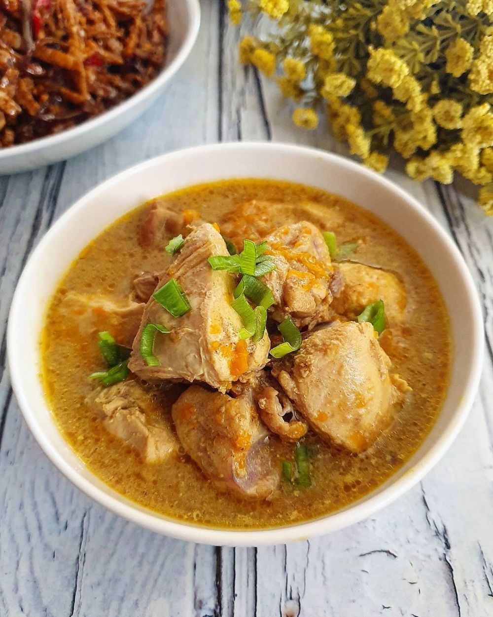 Resep kari ayam labu kuning, istimewa, praktis, enak, dan bikin nagih