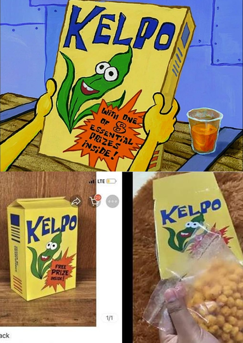 15 Cocoklogi benda di kartun Spongebob versus dunia nyata, pas banget