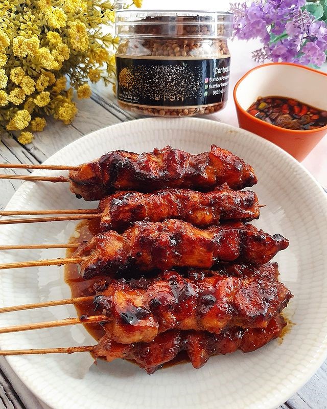 Resep sate ayam manis, simpel dan empuk