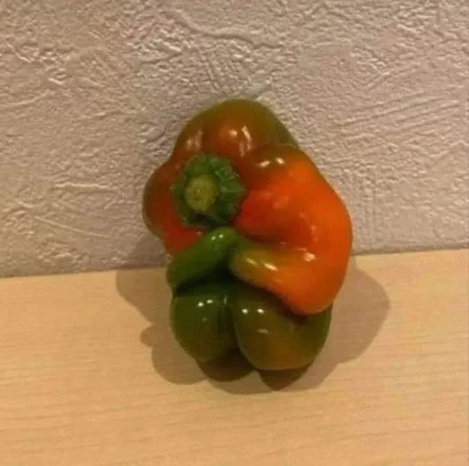 15 Penampakan lucu bahan dapur mirip benda nyeleneh, bikin heran