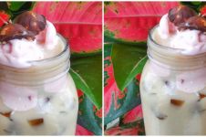 Resep es jelly milk tea ala rumahan, simpel dan segar maksimal