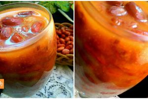 Resep es santan kacang merah, antiribet dan menggugah selera