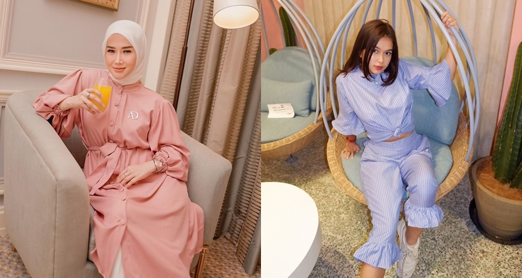 Dekat dengan Fadly Faisal, 9 beda gaya Marissya Icha & Rebecca Klopper