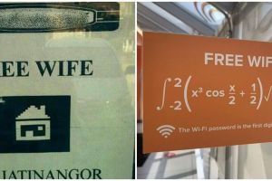 12 Pengumuman kocak WiFi gratis ini bikin kesal sendiri