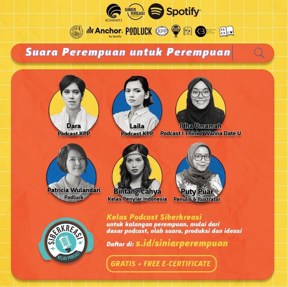 Kemenkominfo dan Siberkreasi gandeng Spotify gelar kelas podcast