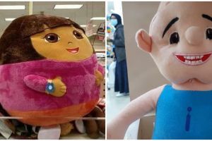 11 Potret lucu boneka jualan, bentuknya nggak karuan
