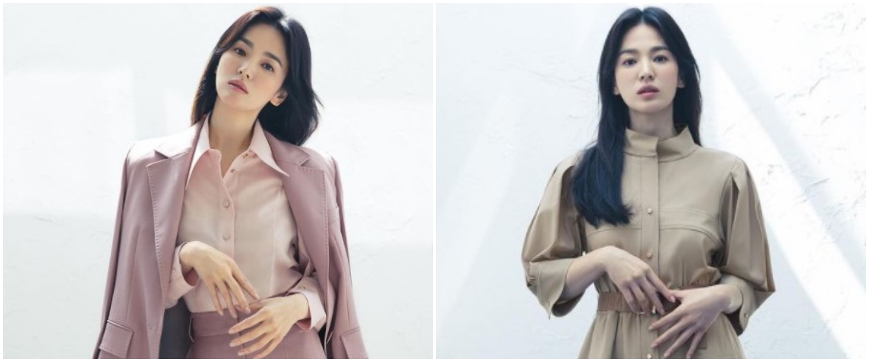 9 Pemotretan terbaru Song Hye-kyo, tampil beda dengan makeup tebal