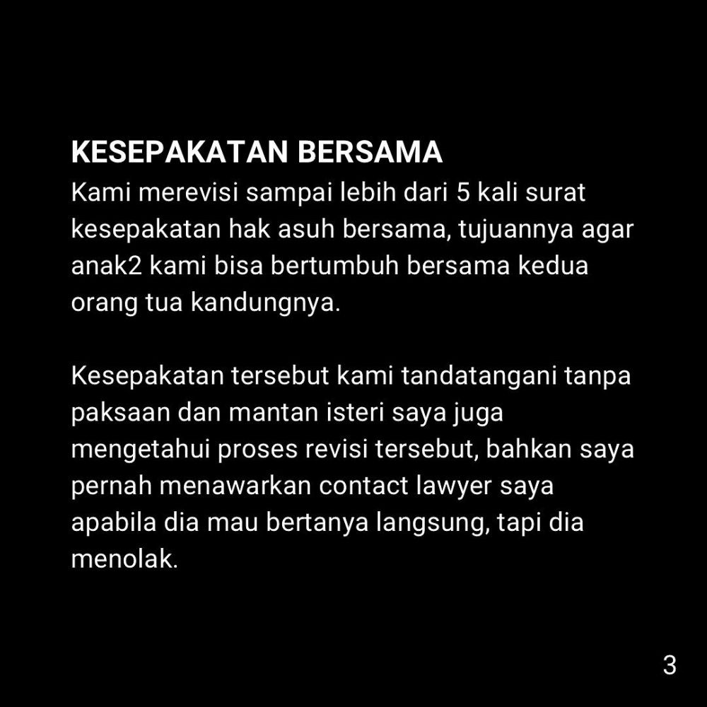 9 Poin klarifikasi Steno Ricardo soal perceraiannya dengan Mawar AFI