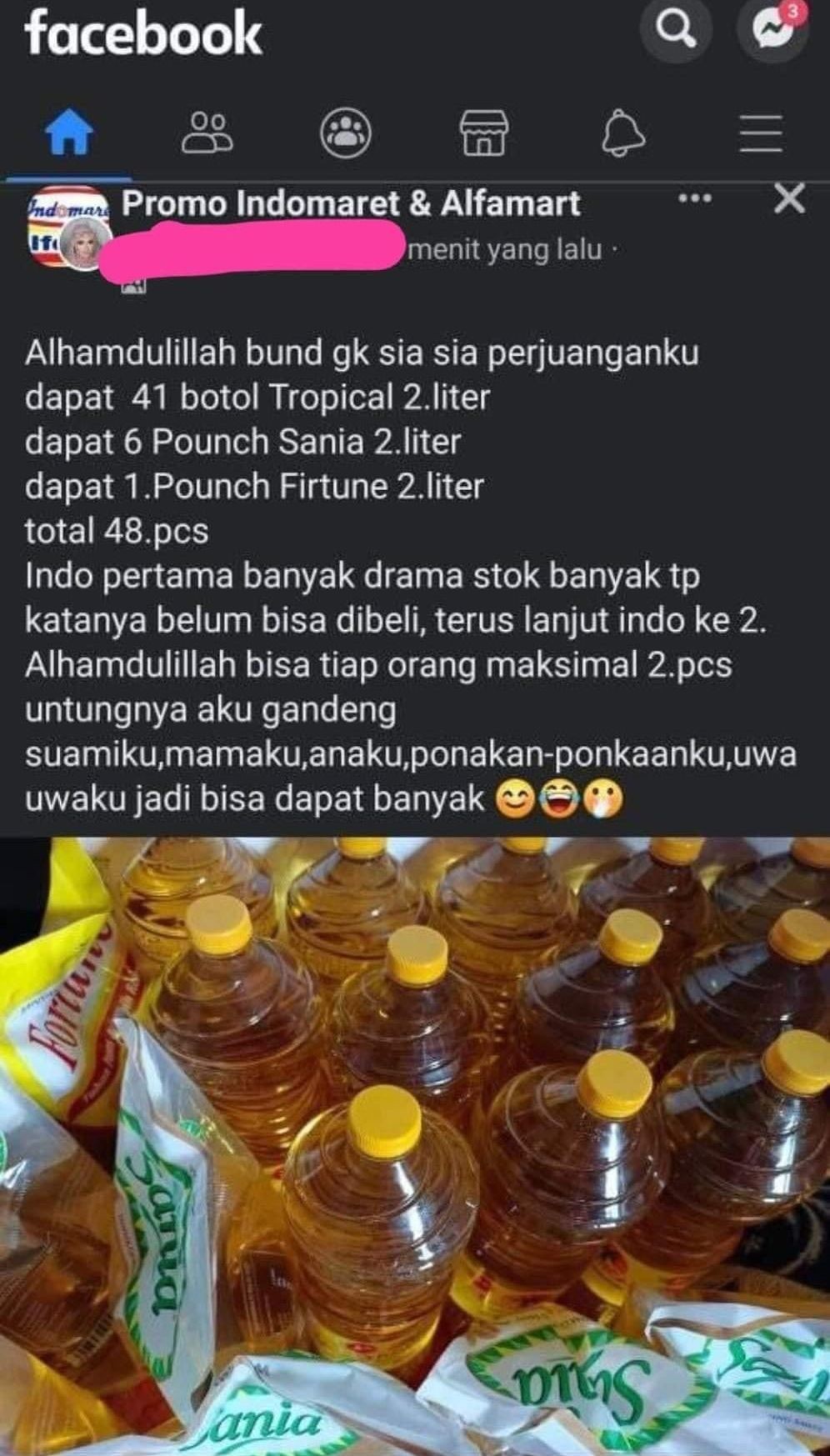 9 Status lucu berburu minyak ini bikin emak-emak senyum kecut