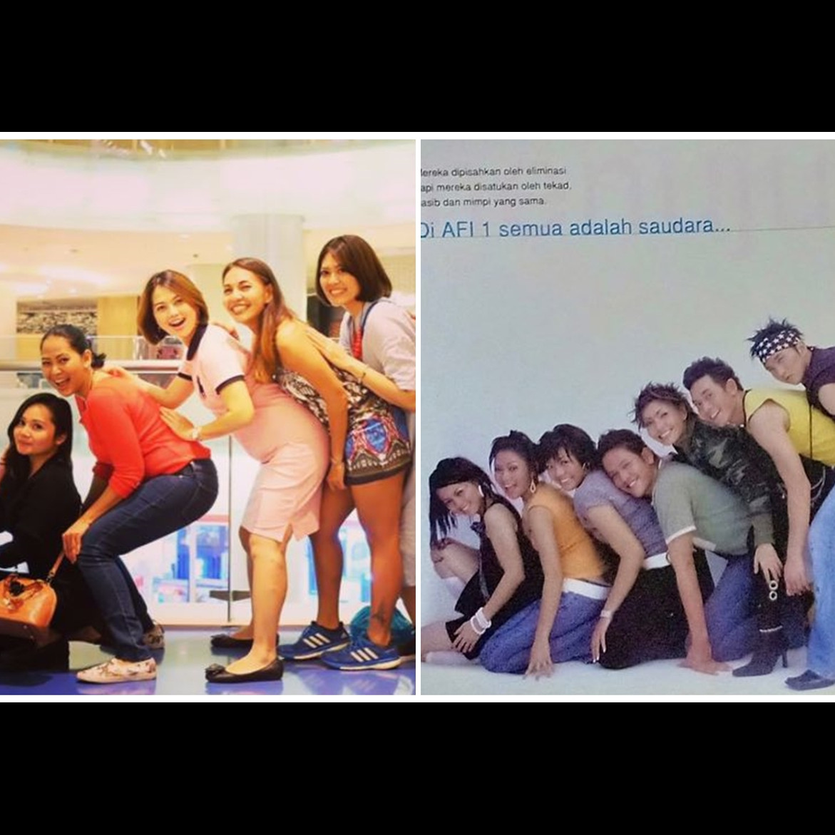 11 Potret kompak jebolan AFI 1 dari masa ke masa, persahabatannya awet