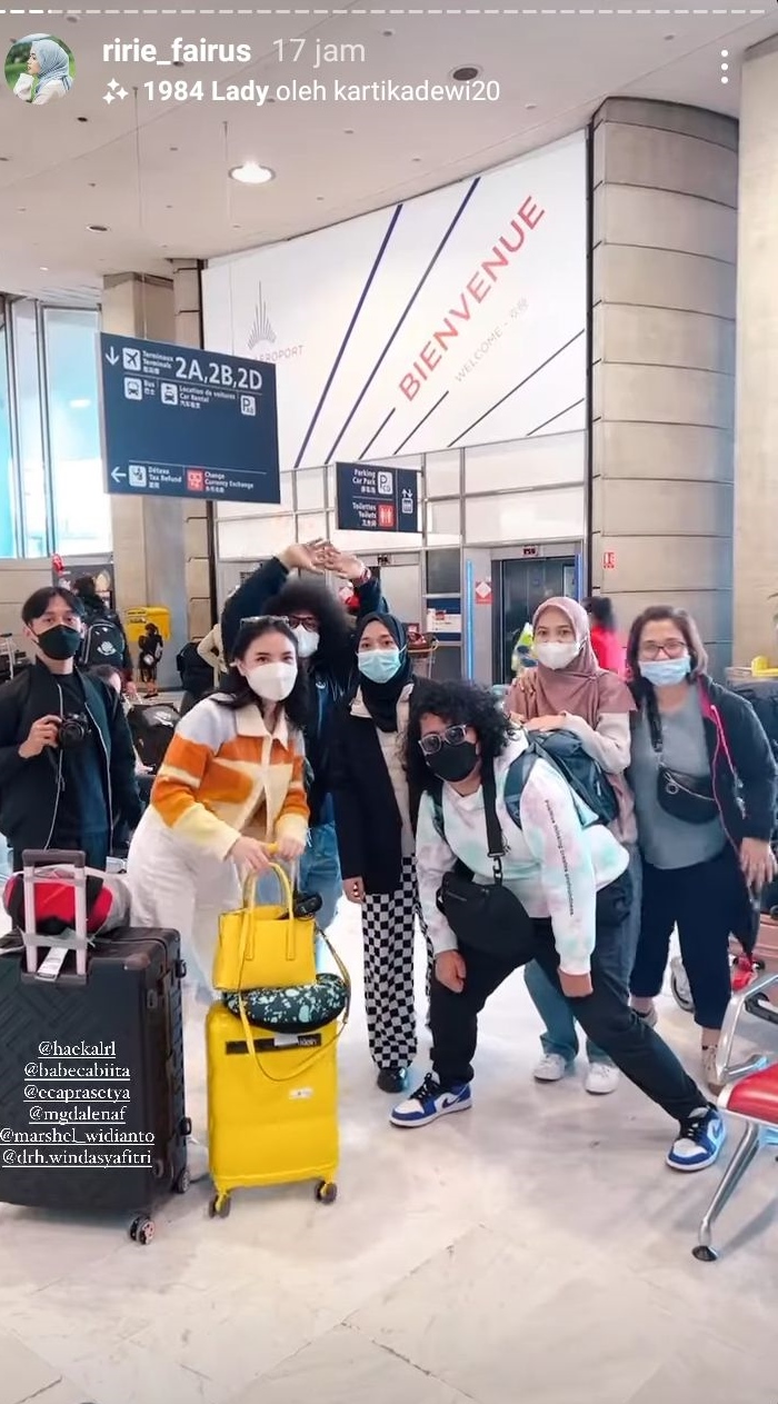 11 Potret Mommy ASF dan Ririe Fairus di Paris, kerja sambil liburan