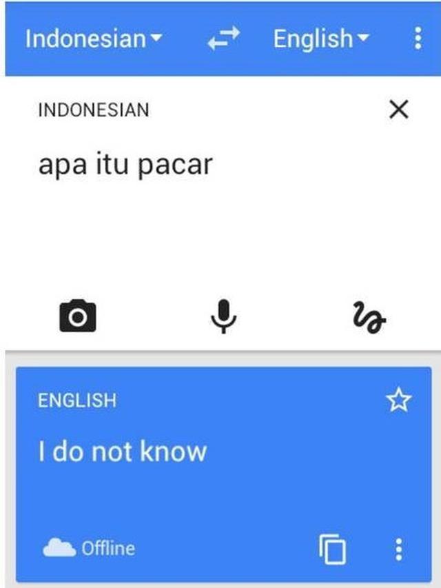 Indonesia inggris terjemahan