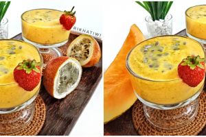 Resep smoothies blewah markisa, praktis dan cocok buat dijual