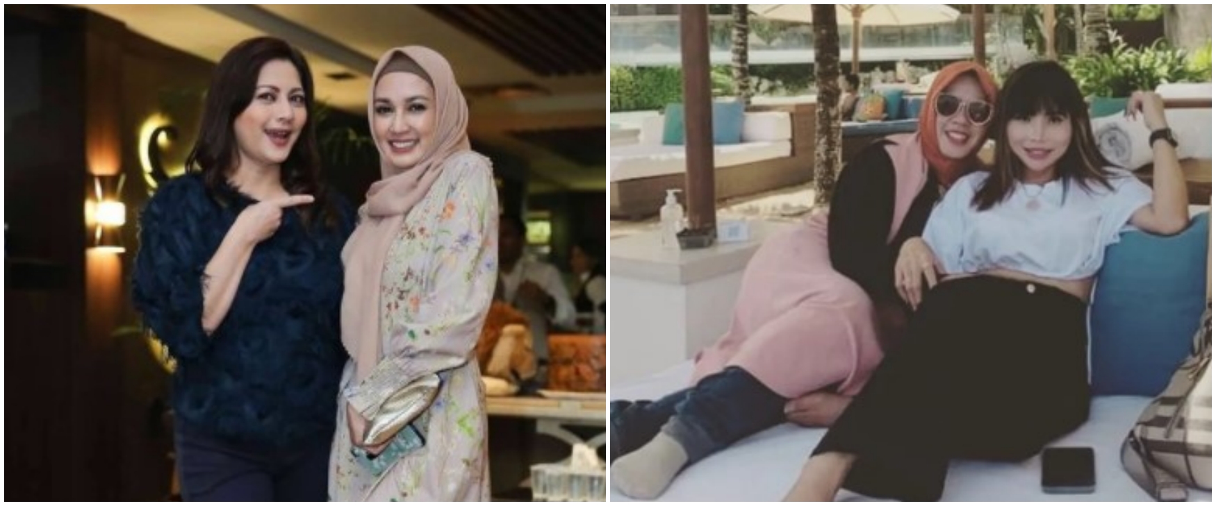 Tetap akur, ini 12 potret akrab seleb yang punya mantan suami sama