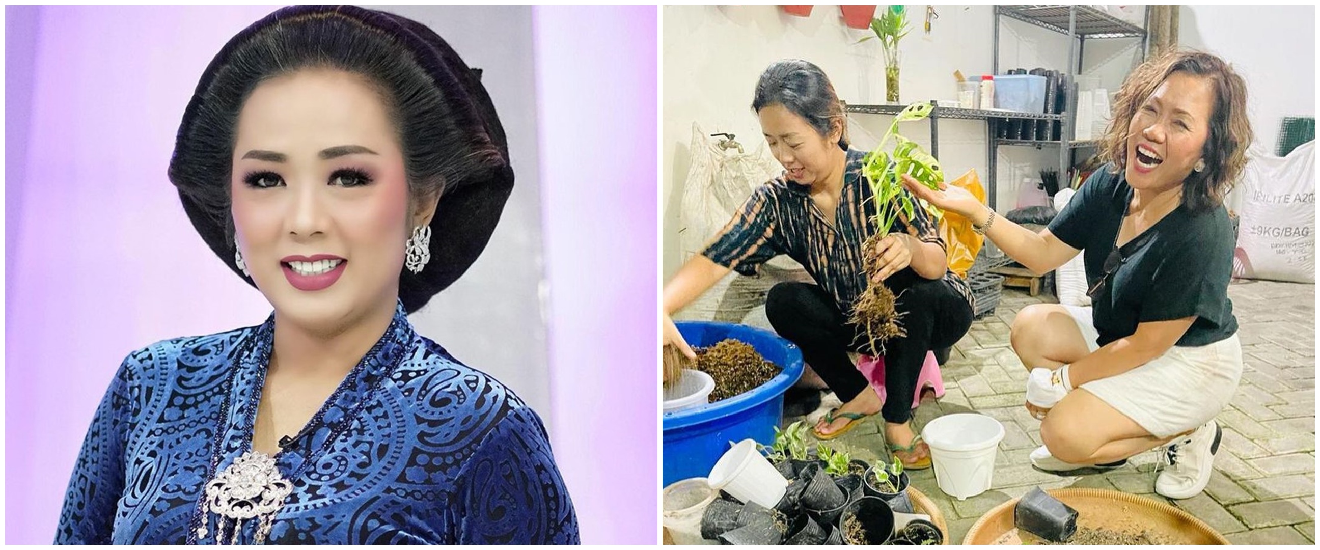 5 Potret kocaknya Soimah ajak bos TV urus kebun