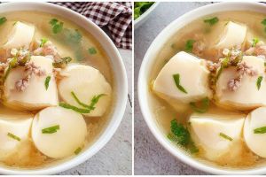 Resep sup tahu simpel ala rumahan, sedap dan bikin ketagihan