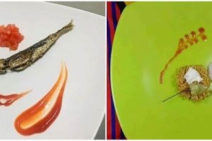 13 Potret lucu makanan dibuat estetik, bentuknya bak menu resto