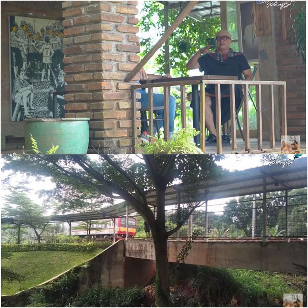 13 Penampakan rumah Dik Doank, estetik manfaatkan barang bekas