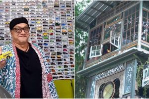 13 Penampakan rumah Dik Doank, estetik manfaatkan barang bekas