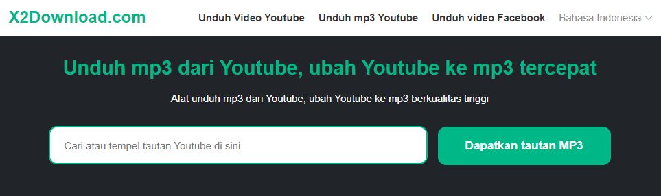 Website converter video YouTube to MP3 berbagai sumber
