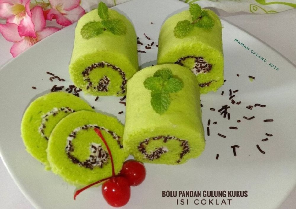 17 Cara membuat bolu pandan super lembut dan mengembang sempurna