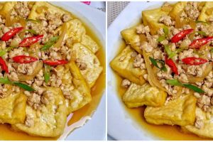 Resep tahu ayam cincang, gurih, enak, dan mudah dibuat