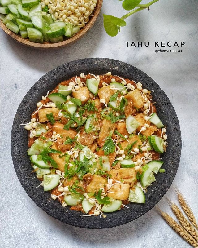 Resep tahu kecap, bumbu kacangnya nendang bikin nagih