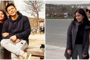 7 Momen manis Alleia anak Ariel Noah dan Anya Geraldine di Paris