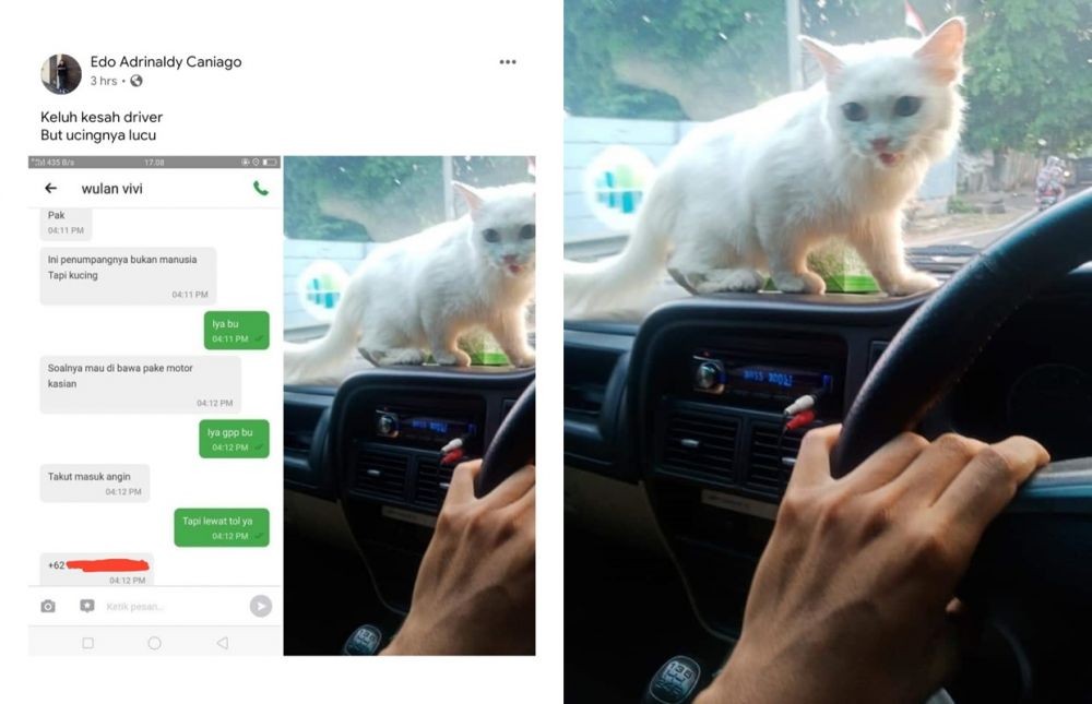 11 Momen tak terduga saat pesan taksi online, mau ketawa tapi kasihan 