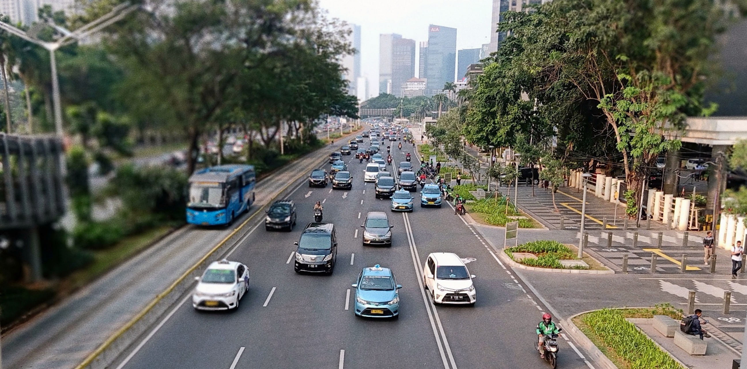 Kualitas udara pagi di Jabodetabek kurang baik untuk kesehatan