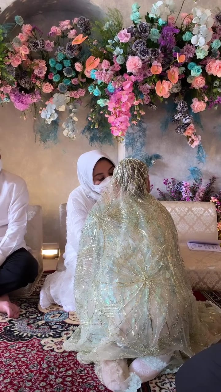 9 Momen pengajian 4 bulanan kehamilan Winona Willy, berjalan khidmat