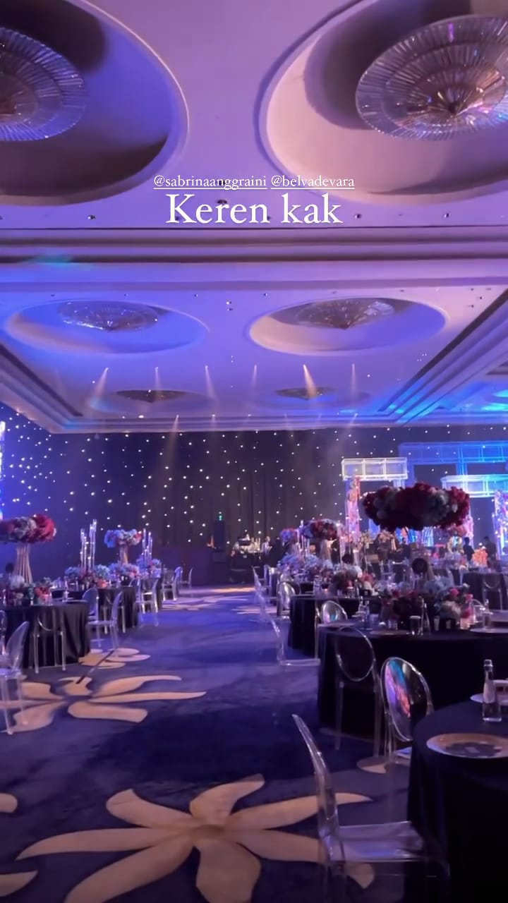 11 Momen resepsi pernikahan Belva dan Sabrina, megah bak kerajaan