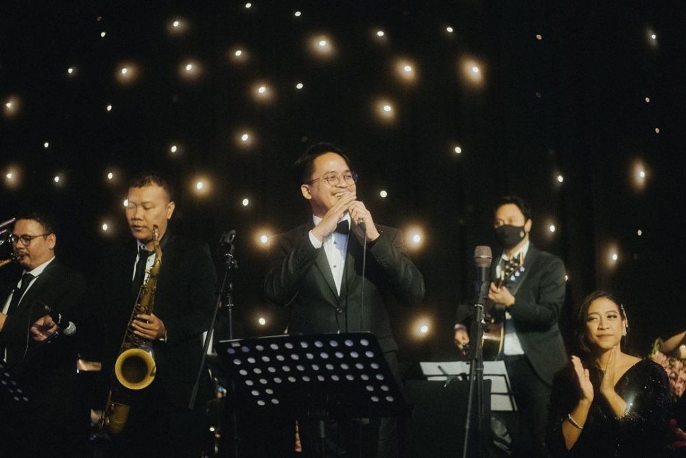 11 Momen resepsi pernikahan Belva dan Sabrina, megah bak kerajaan